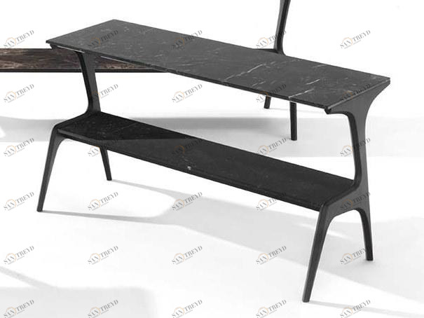 Frigerio Salotti Прямоугольная консоль с полками sun-id-1503482