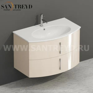 MDMC80Y042 Тумба с двумя ящиками 78 см бежевая Globo 4ALL Италия