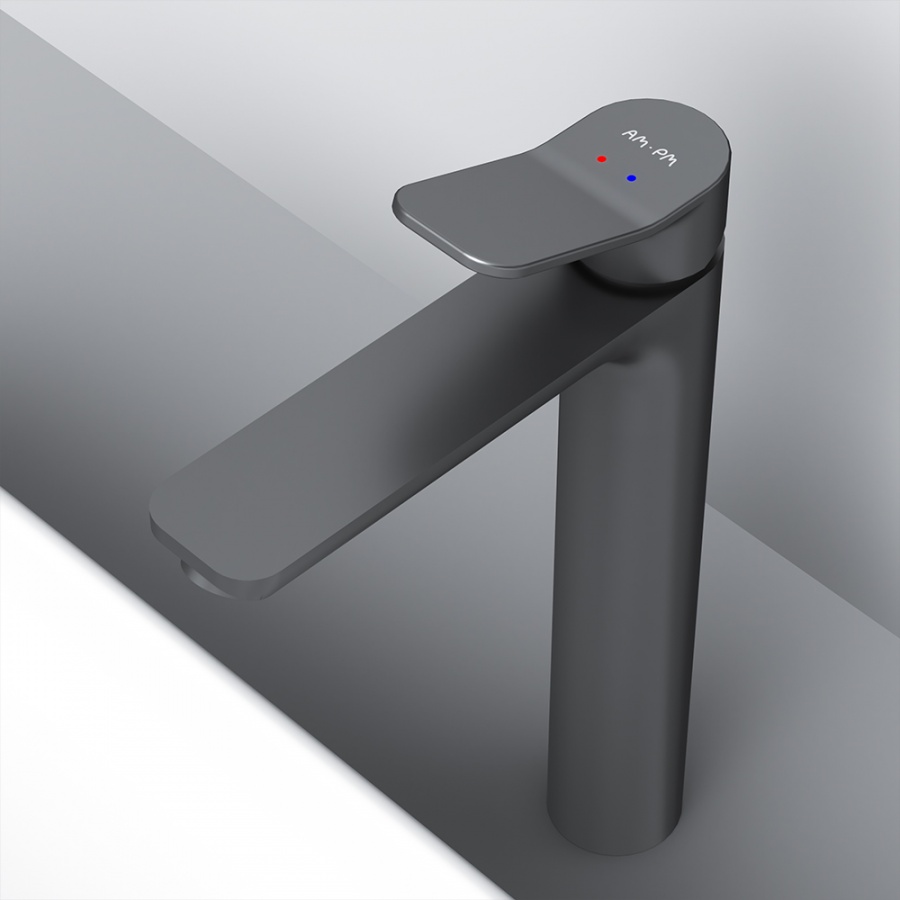 F85A92022 смеситель д/умывальника высокий черный шт. AM.PM X-Joy  - Вид №3