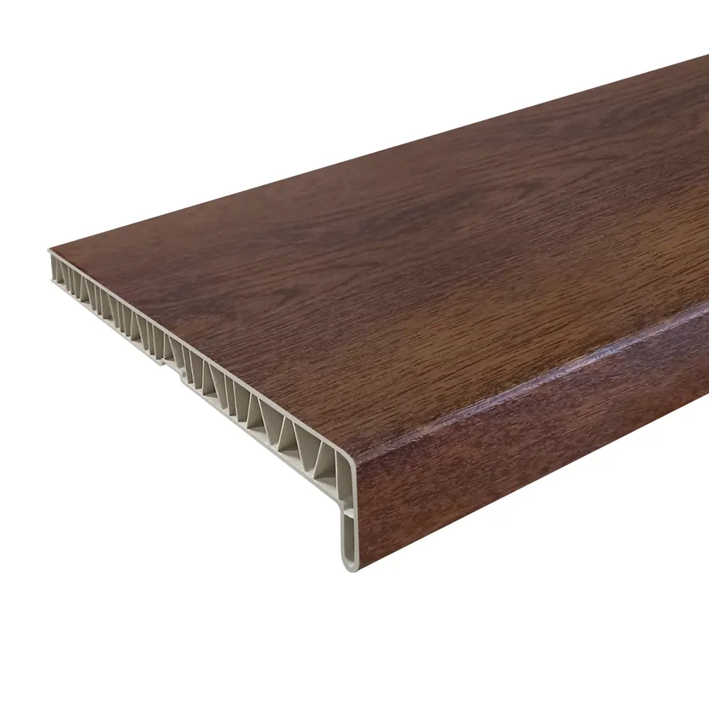 Подоконник ПВХ 1500x300 мм цвет орех FINEBER STLM-2064911