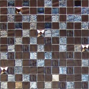 Mystic Glass Agata Diamond Brown Malla 31,1x31,1