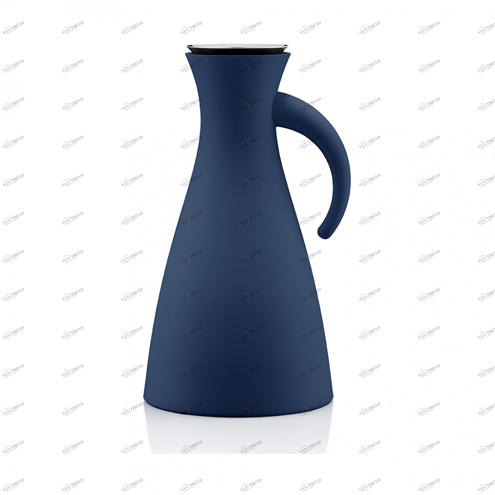 EVA SOLO 502804 Термокувшин Vacuum, 1 л, высокий, тёмно-синий Пластик, боросиликатное стекло, силикон 