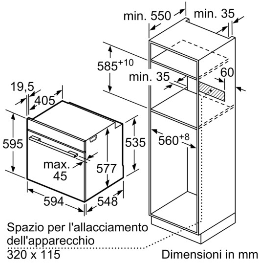 Siemens Встроенная пиролитическая духовка Iq700 Hb876g5b6  - Вид №5