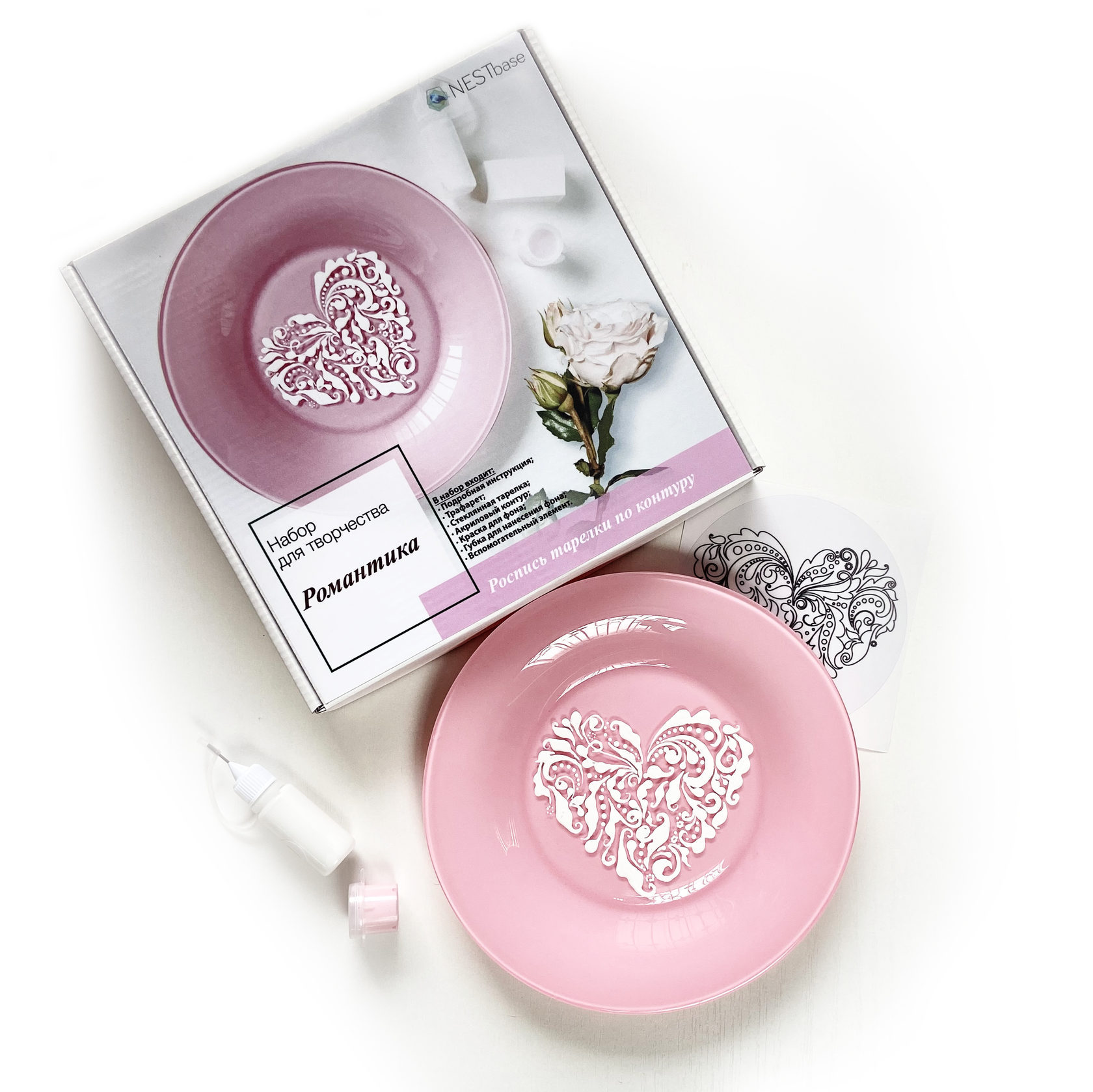 120609 Набор для творчества Романтика NESTbase 