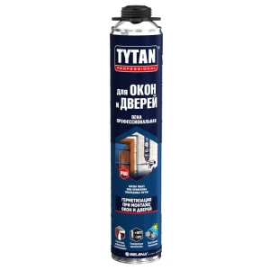Пена монтажная пистолетная Tytan Для окон и дверей всесезонная 750 мл