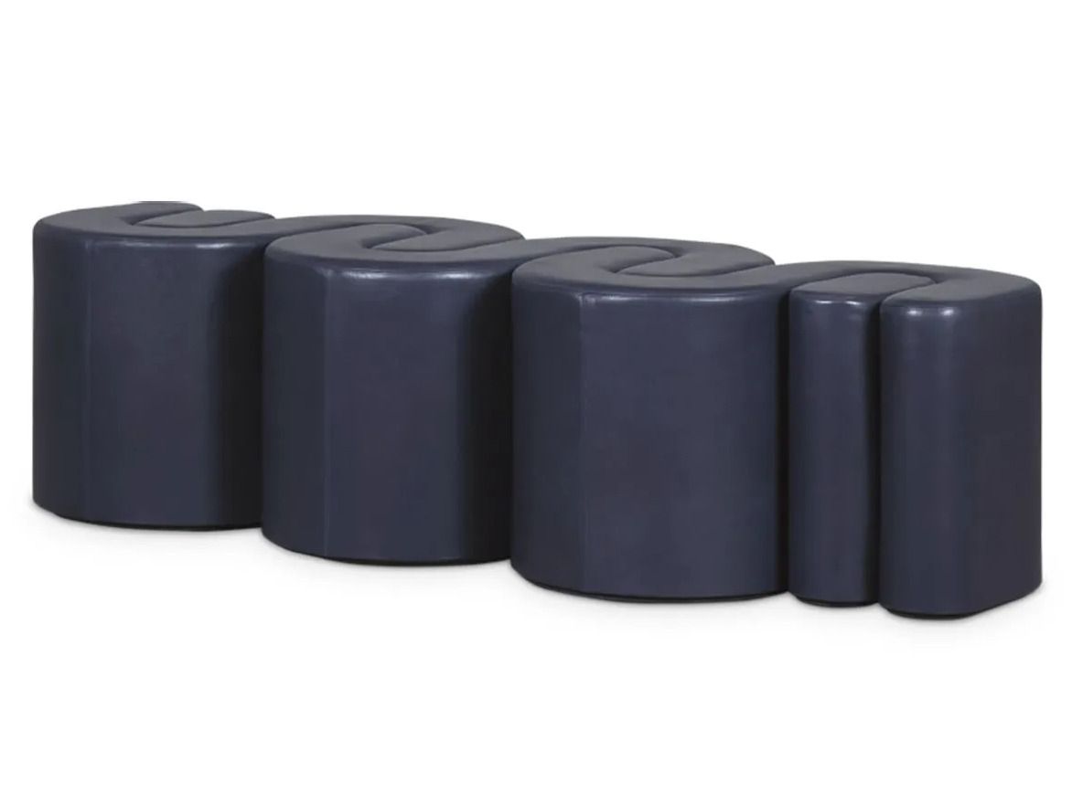 Кожаная мягкая скамья Baxter Адель ARCH-00017879