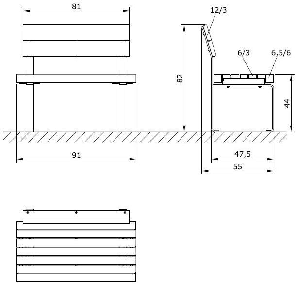 Euroform W Садовый стул из дерева sun-id-1386016 - Вид №4