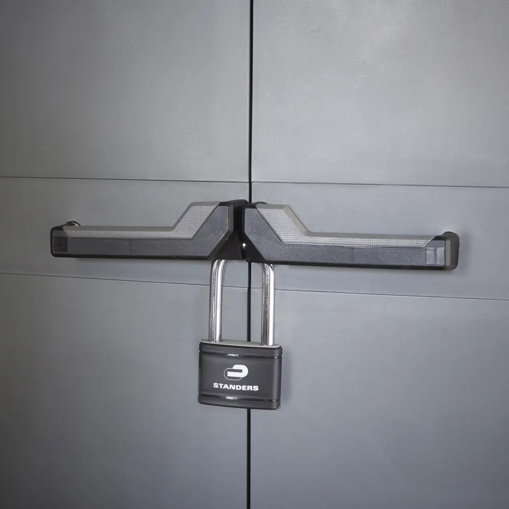 Замок навесной Standers с длинной дужкой 35x30 мм чугун STLM-2178161 - Вид №3