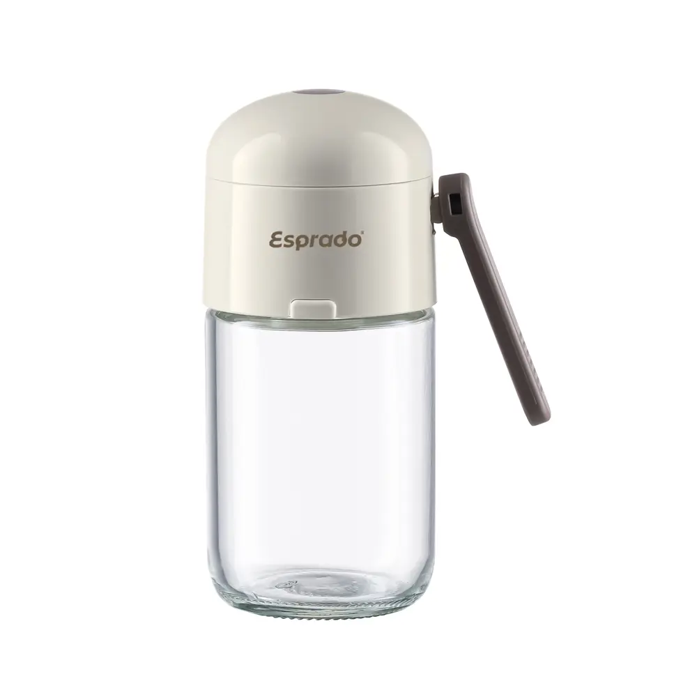 Банка для сыпучих продуктов Esprado Crema 0.18 л стекло цвет бежевый STLM-2099452