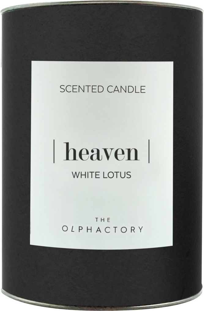 10656783 Ambientair Свеча ароматическая The Olphactory HEAVEN Black Белый лотос 40 ч Воск 