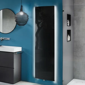 Bemm Трубный полотенцесушитель Пуристический Plawa Purline Glass Edition + LED