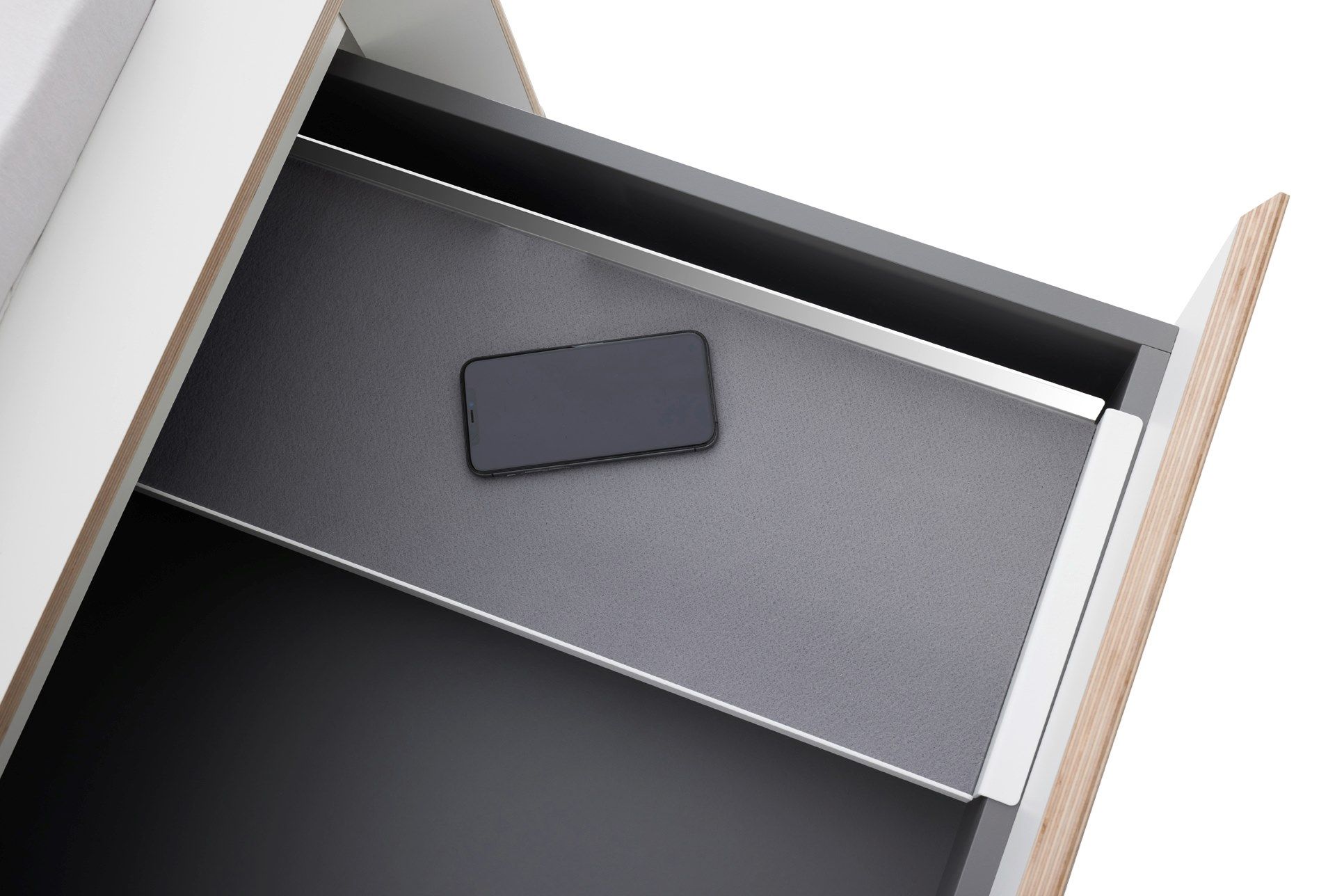 Двуспальная кровать-контейнер из многослойного материала Müller Small Living SPAZE ARCH-00061252 - Вид №29