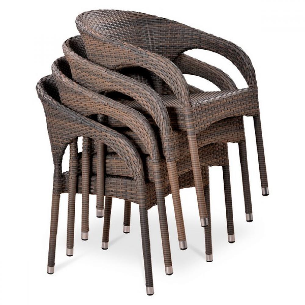 Плетеное кресло "Люси" Pale AFINA  240997 Коричневый  - Вид №4