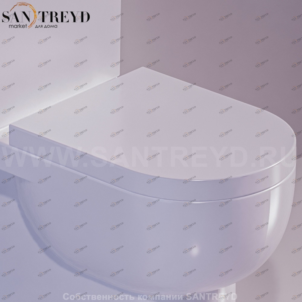 EL004D03BIANCOCR Крышка сиденье для унитаза Simas E-Line