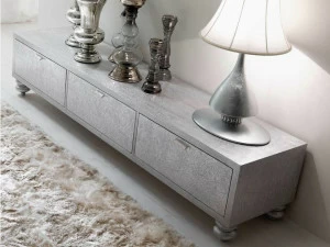 CorteZari Комод из дерева с ящиками Zoe silver 413