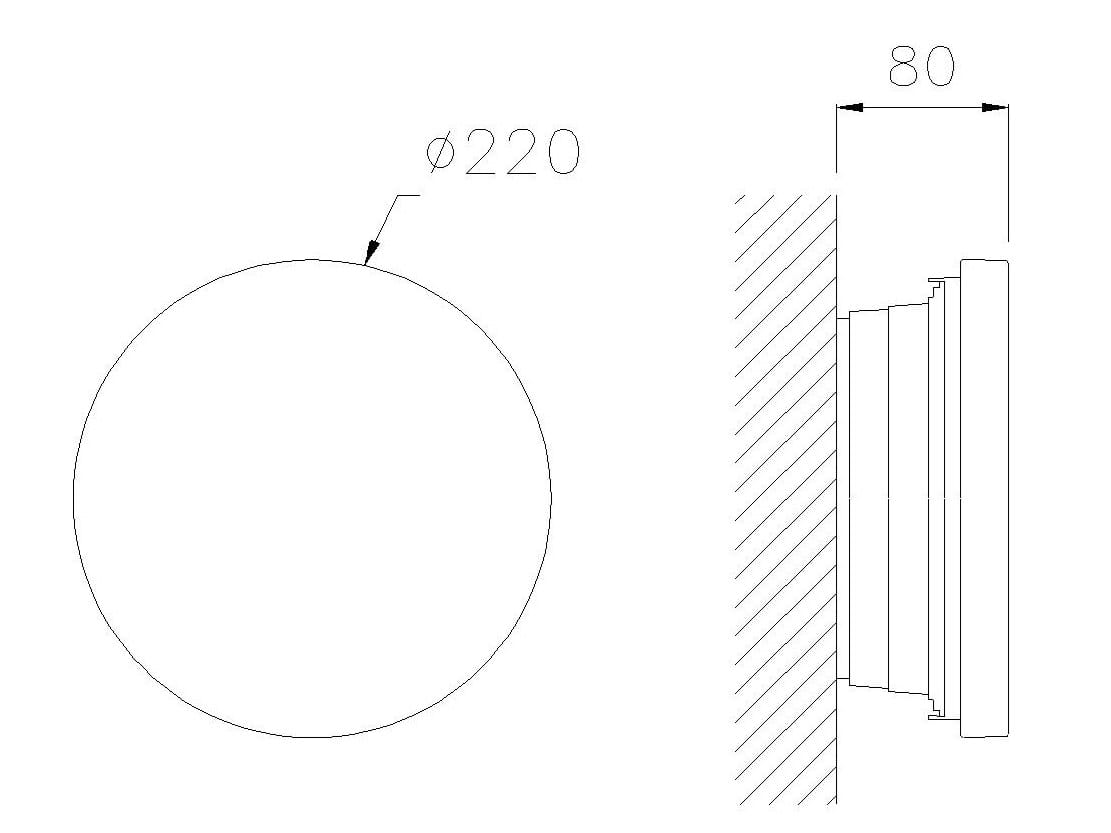 Настенный потолочный светодиодный аварийный свет DAISALUX SOL ARCH-00029292 - Вид №2