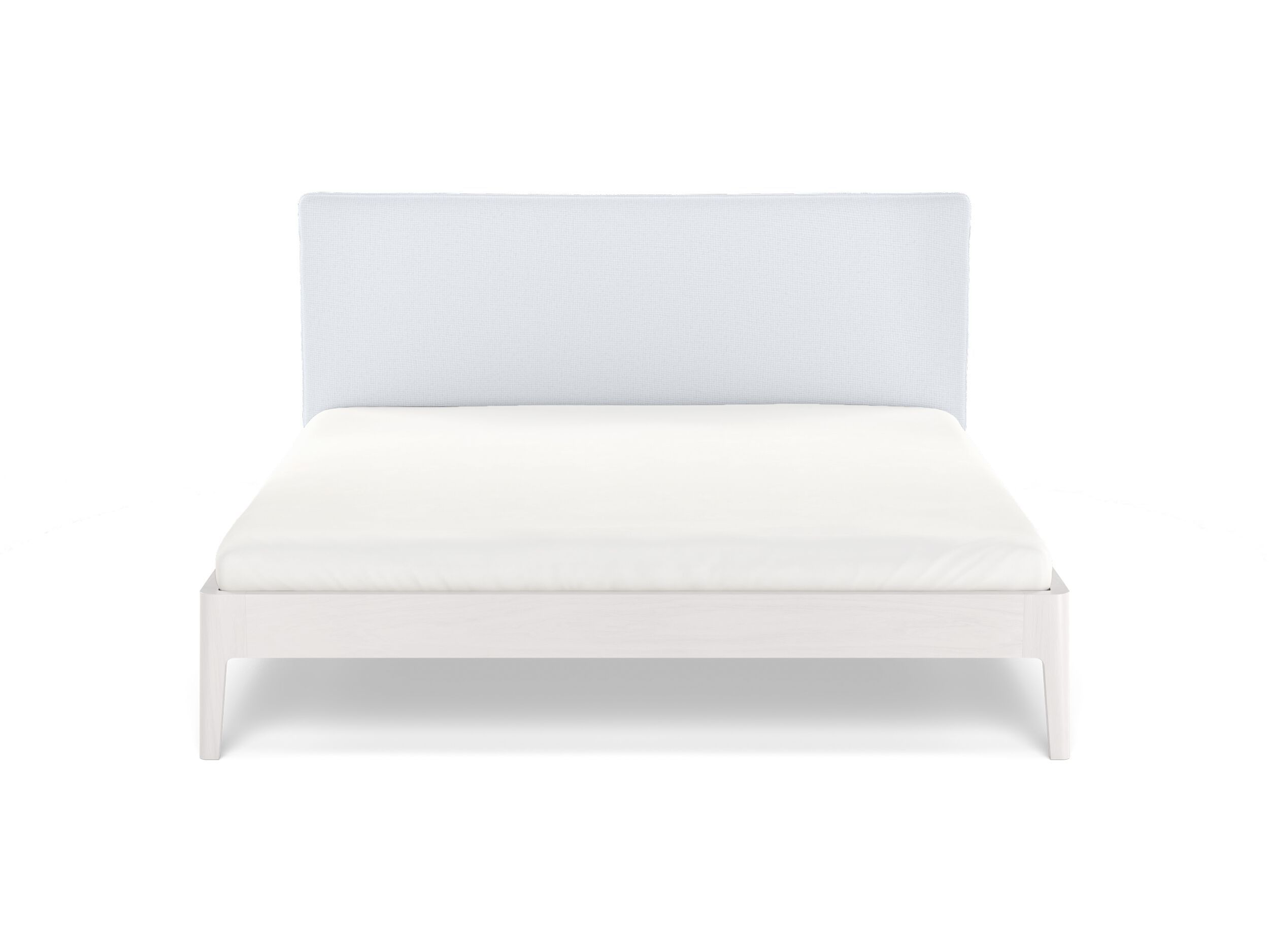 Деревянная двуспальная кровать с мягким изголовьем Noah Living белье ARCH-00049322 - Вид №13