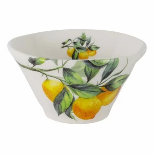 Салатник керамический белый с желтым 0,75 литра "Лимоны" JULIA VYSOTSKAYA ЛИМОНЫ 00-3947065 Белый;желтый