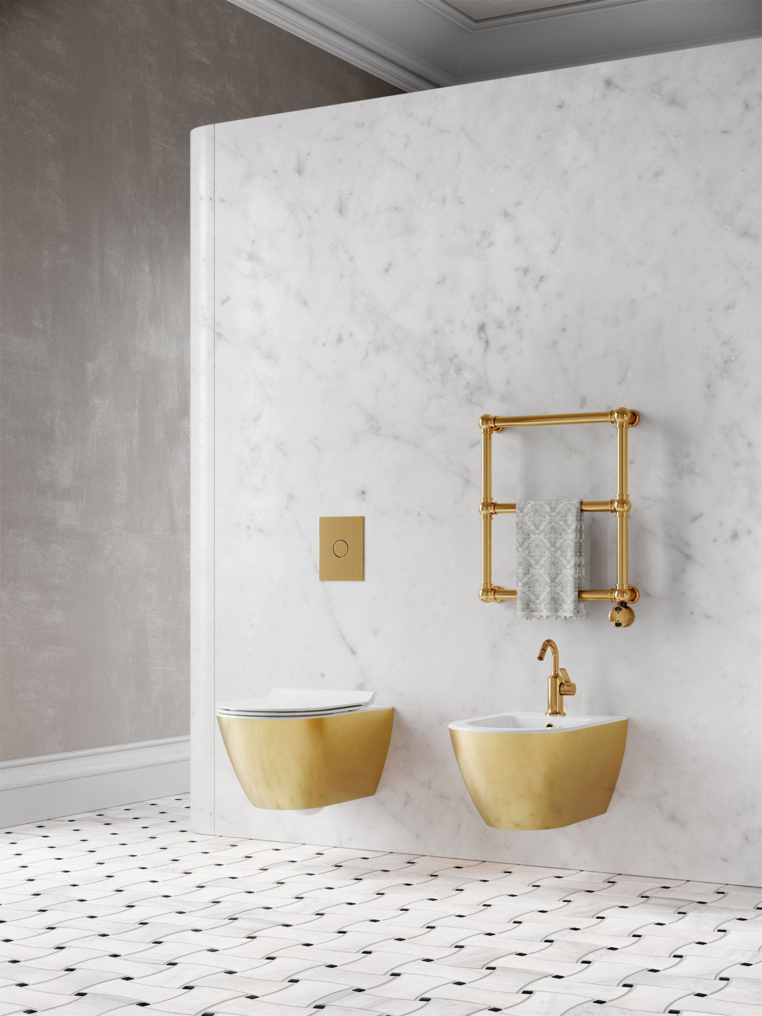 881611 Подвесной унитаз настенный Белый GSI ceramica Pura Италия - Вид №2