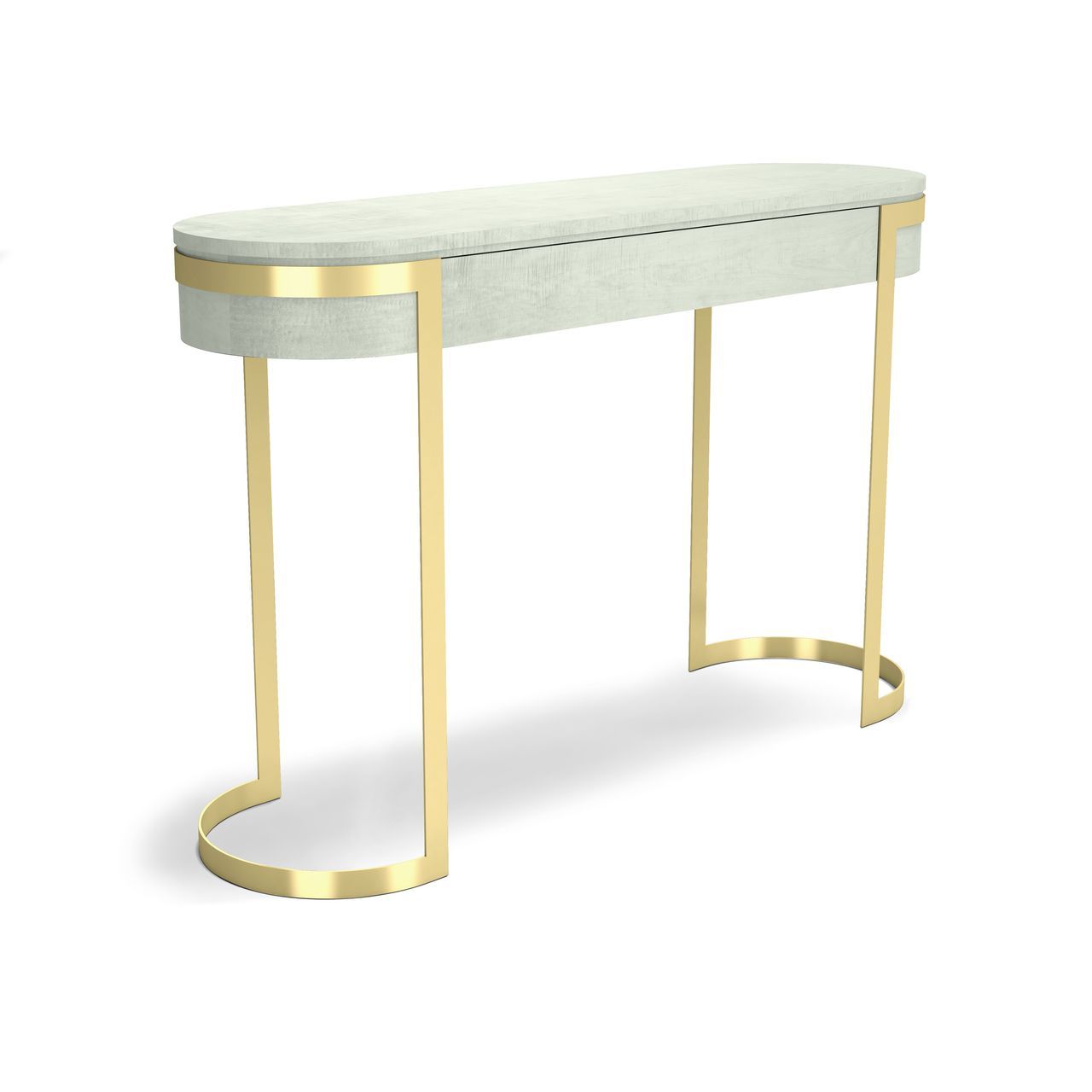 Деревянная овальная консоль с ящиками Hurtado Evolution ARCH-00149373 - Вид №1