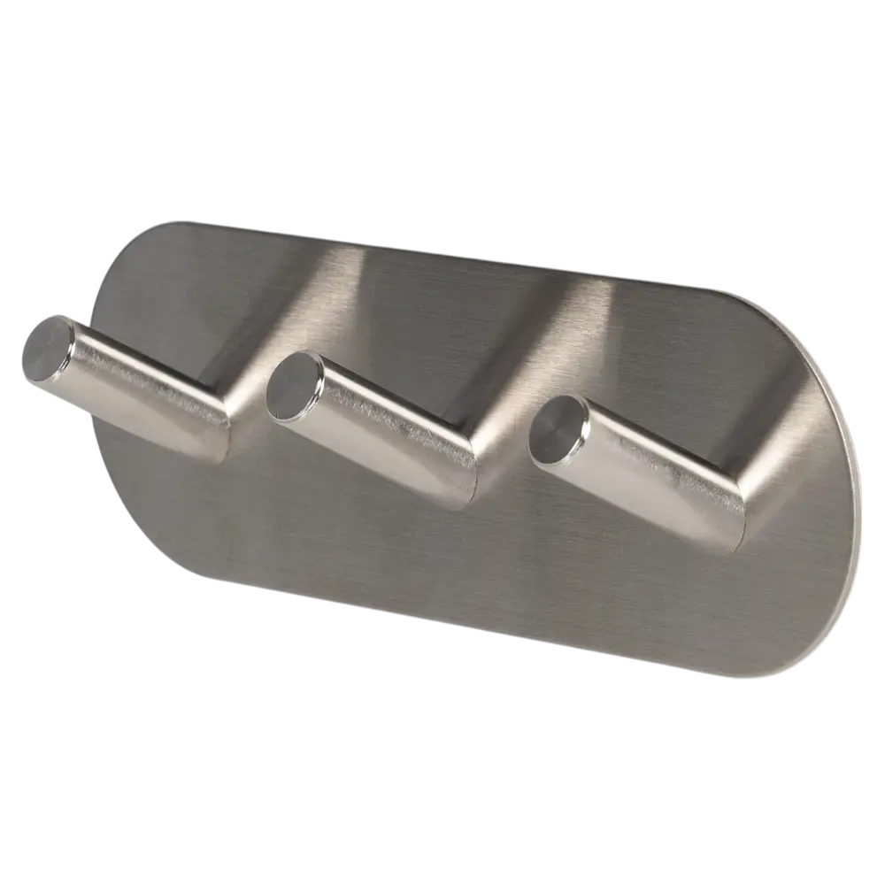 Крючок самоклеящийся Vidage Алис металлический тройной цвет сатин STLM-2191197