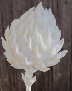 7984 700 a3 Искусственный протея мягкий цветок, 88 см, чисто-белый H-andreas