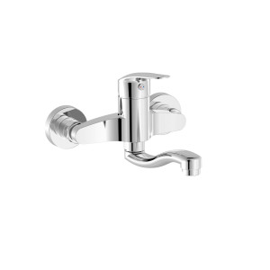 КУХОННЫЙ настенный смеситель с одной ручкой для кухни-21632020 TRES