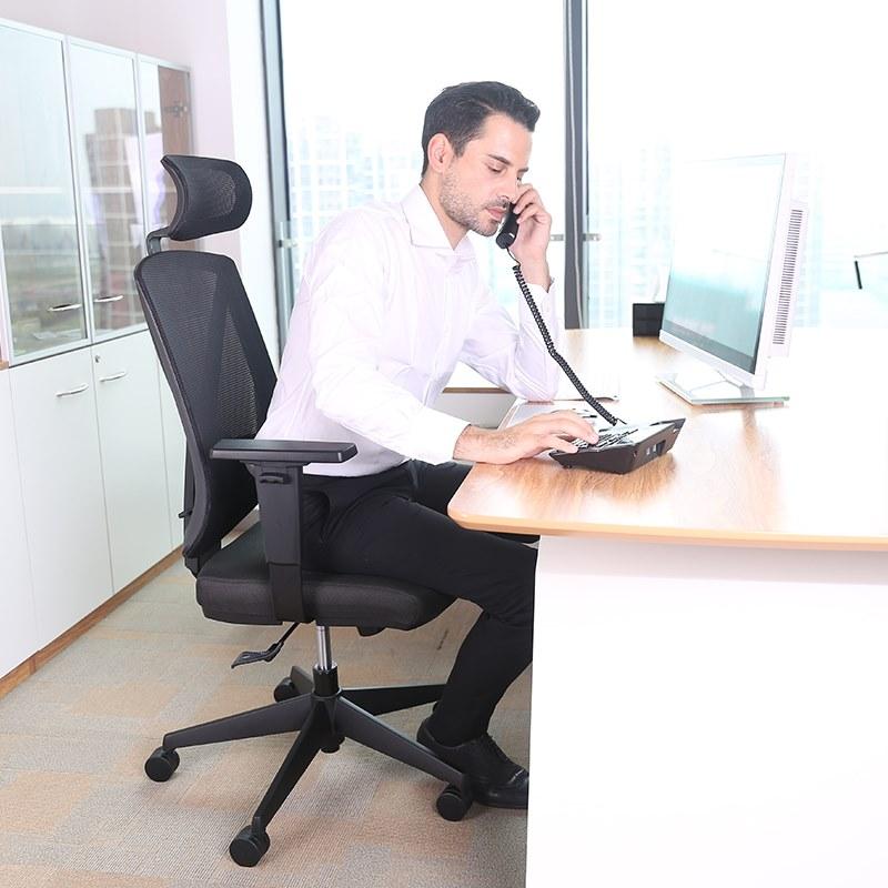 UE Chairs Офисный стул из 5-спицевой сетки с подголовником Miro sun-id-1377979 - Вид №2