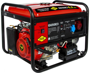 Электрогенератор   бензиновый DDE G650E3 1312151