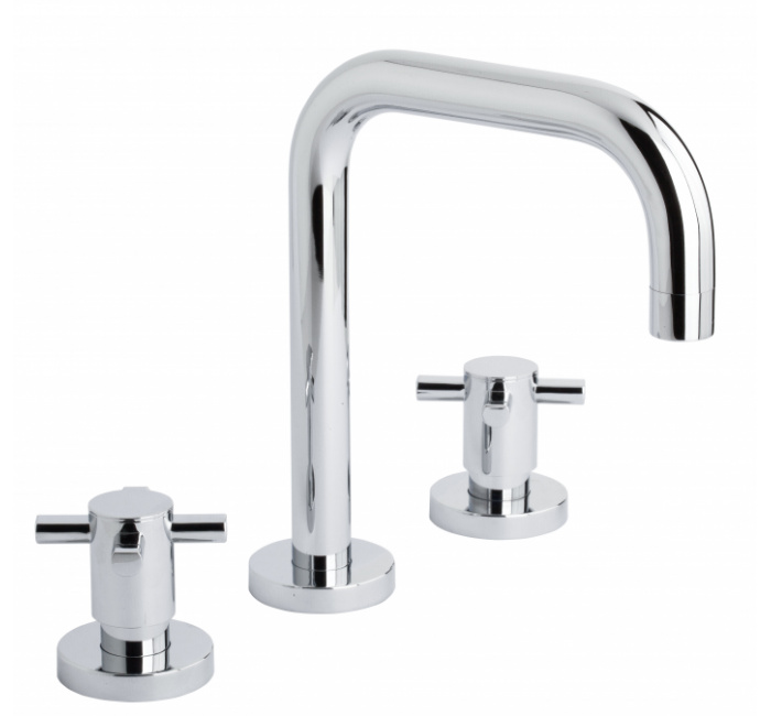 GENEBRE 68120 08 45 66 Смеситель для умывальника широкого применения с прямым изливом  - Вид №1