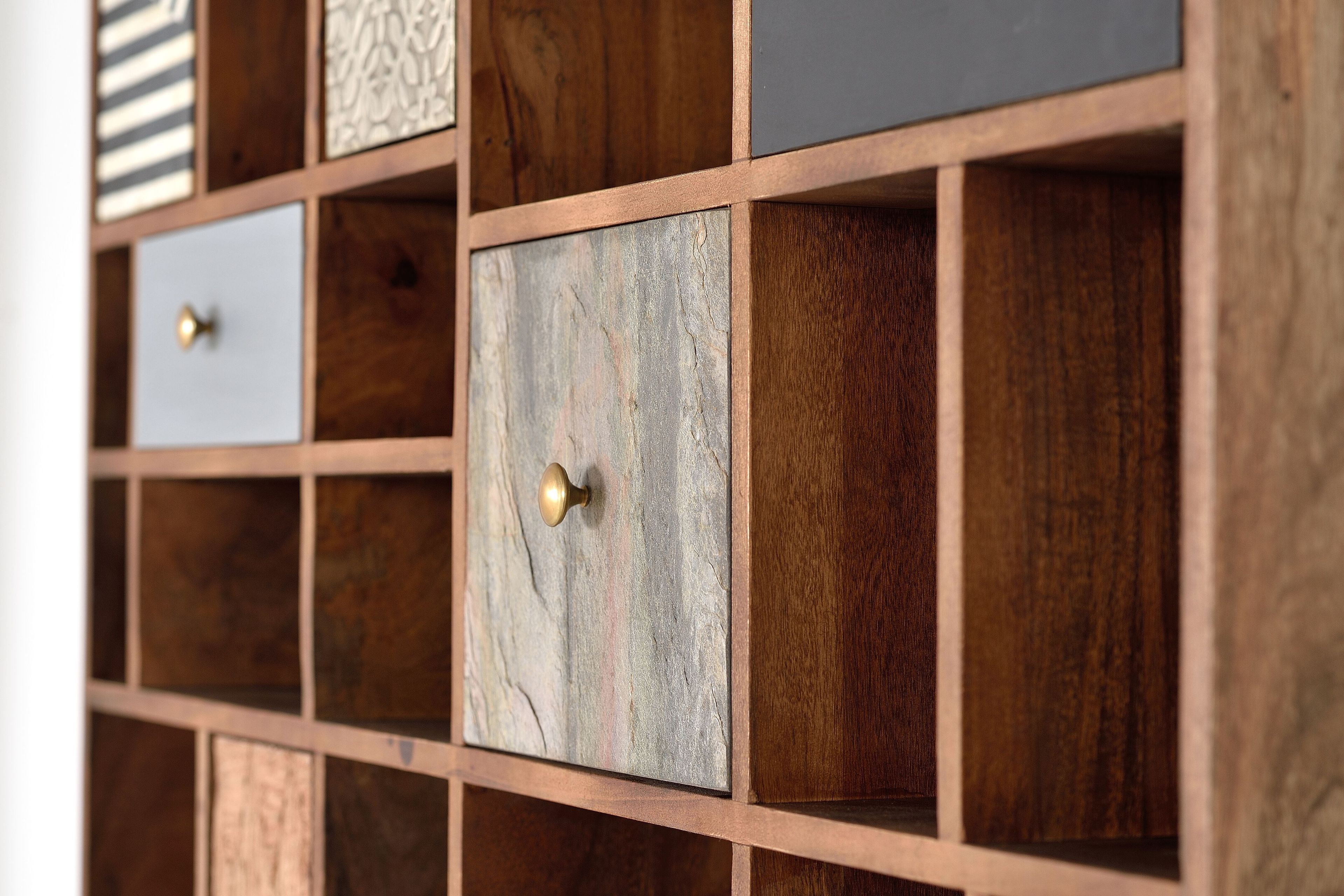 Самонесущая полка из манго Giner y Colomer Мумбаи ARCH-00055439 - Вид №4