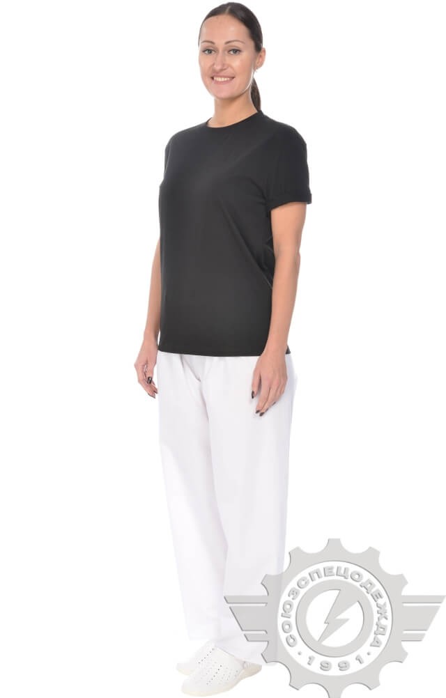 4958216 Футболка черная  Одежда для официантов  размер 4XL (60-62) Спецодежда  - Вид №9