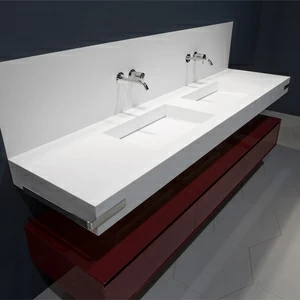 CRS54216MYSLOT72X2 Подвесная раковина настенная прямоугольная Antoniolupi MYSLOT белая