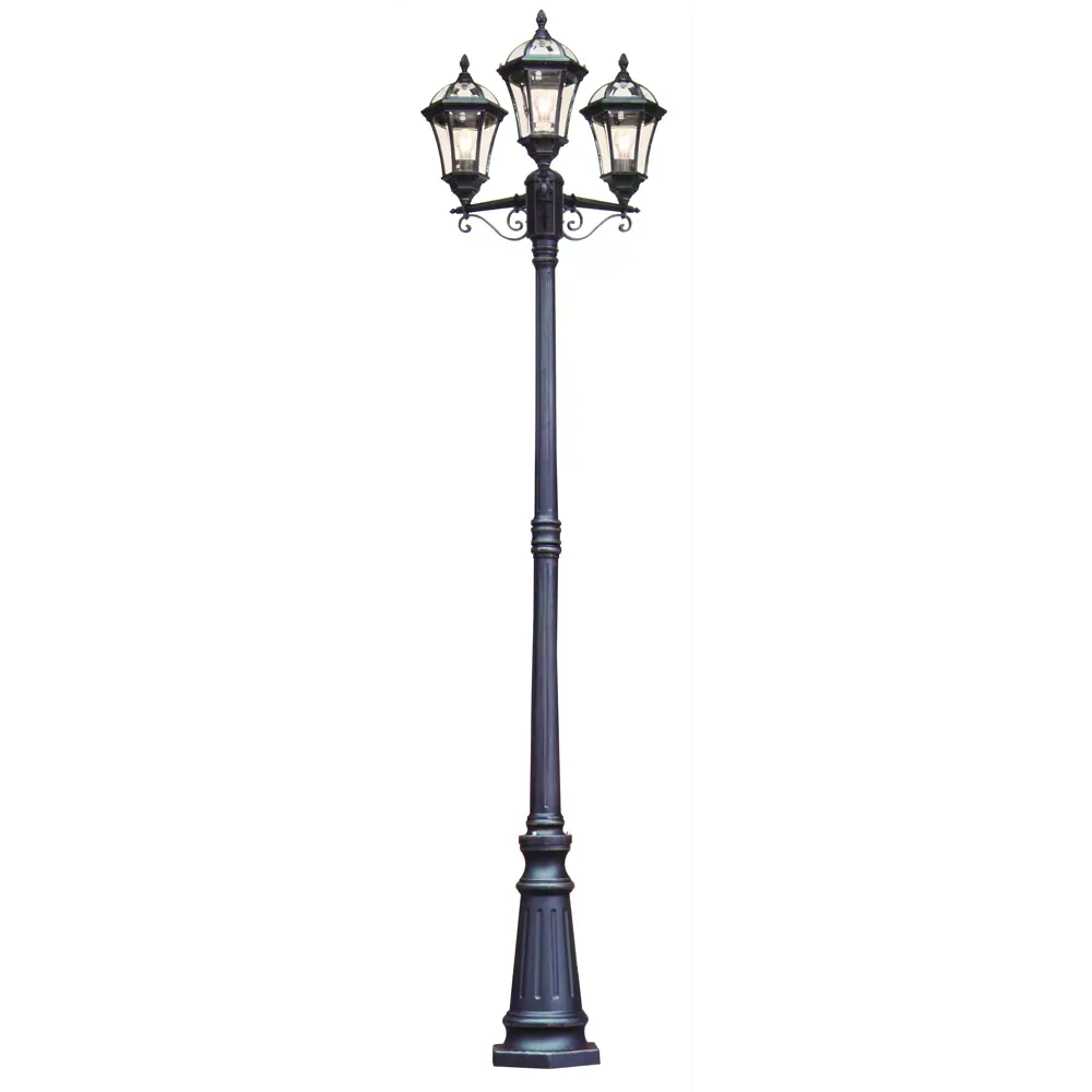 Фонарный столб уличный Inspire Jaipur 223 см цвет коричневый 82664559 STLM-2138054  - Вид №3