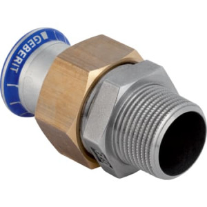 35337 Разъемное соединение Geberit Mapress из нержавеющей стали, с наружной резьбой Geberit