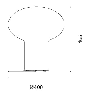 Светодиодная настольная лампа из дутого стекла Established&Sons филигрань ARCH-00120554 - Вид №9