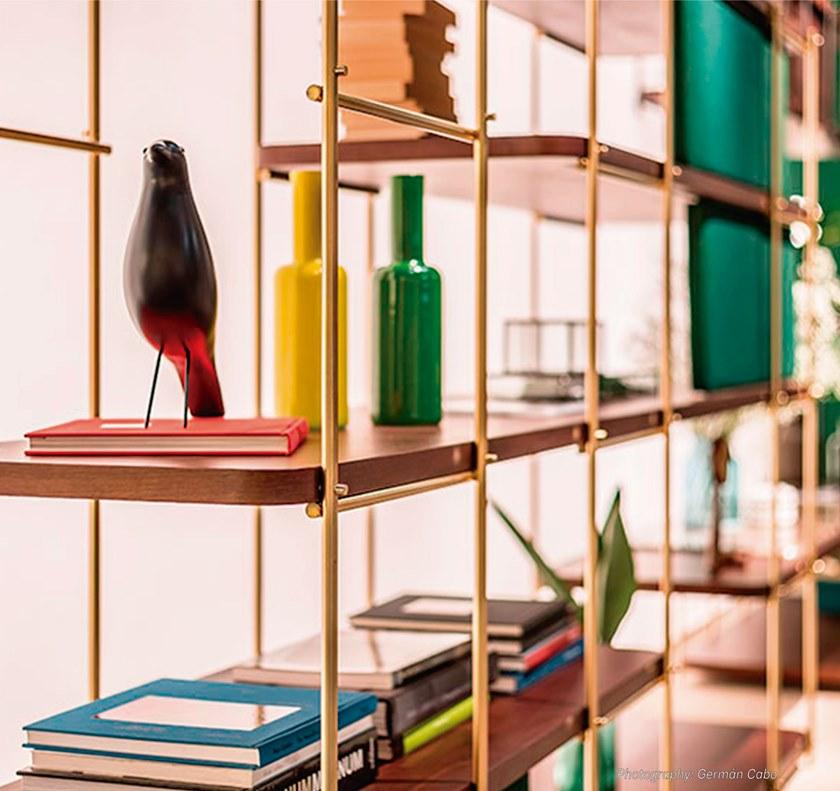 Momocca Самонесущий двухсторонний книжный шкаф Julia Ja01 - Вид №6