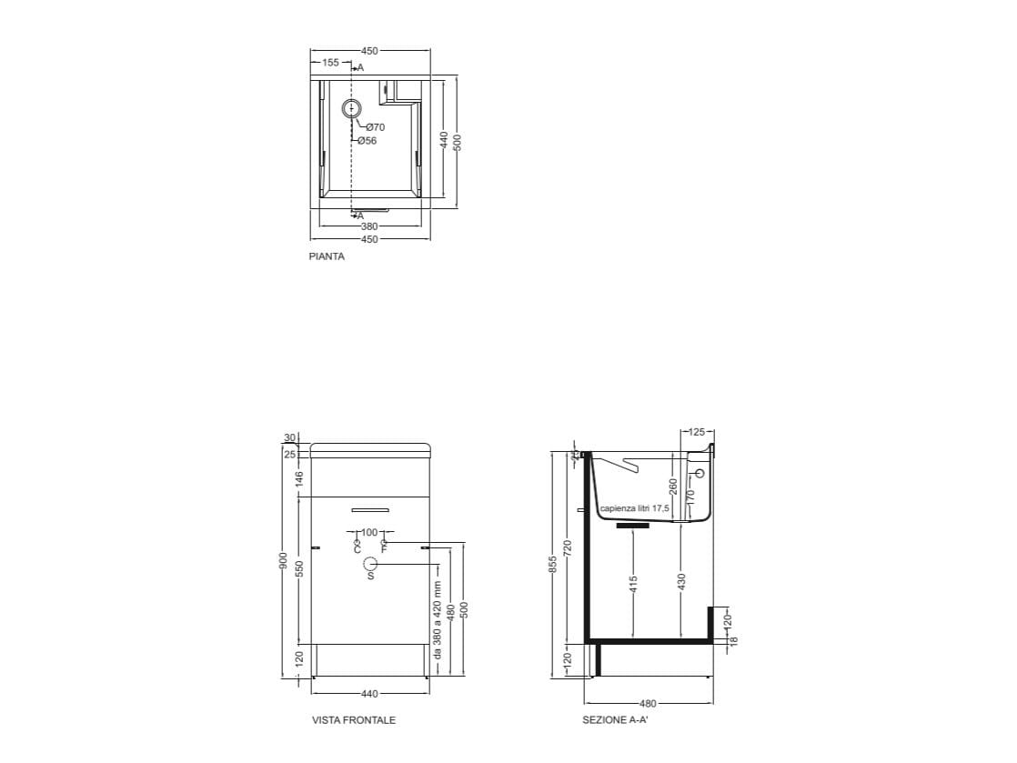 Шкаф для белья из ДСП с распашными дверцами COLAVENE Swash ARCH-00088164 - Вид №13