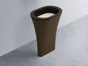 AMLA65-LV+AMPILO-LN+AMCOLO-CA Раковина Amedeo Ovale отдельностоящая cielo Enjoy + Amedeo