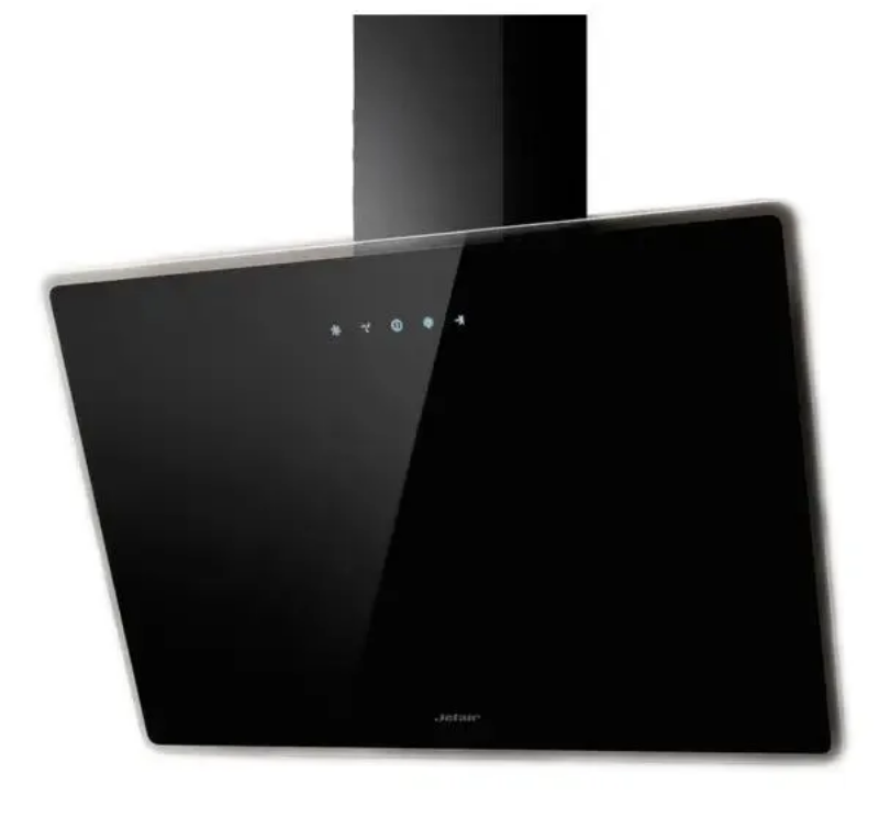 9064801 Вытяжка наклонная Jetair ARIEL 60/A/BL черный/прозрачный STDN-0075384