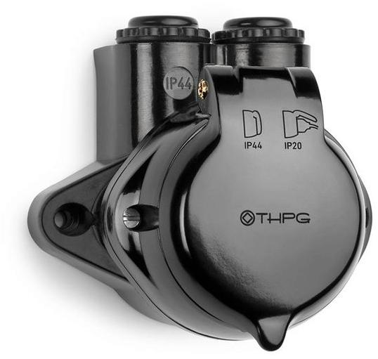 THPG Единая водонепроницаемая электрическая розетка из бакелита  100830  - Вид №1