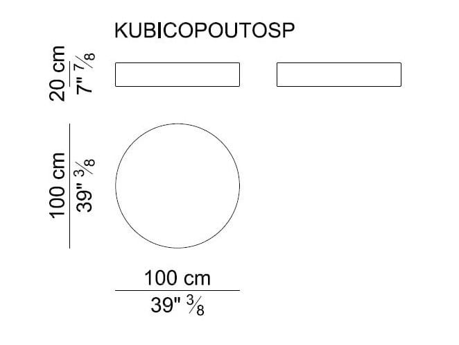 Круглый пуф i 4 Mariani Kubico ARCH-00100356 - Вид №2