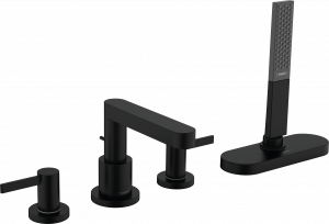 76444670 Finoris Смеситель на край ванны на 4 отверстия с sBox Hansgrohe