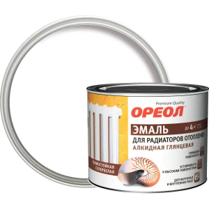 Эмаль алкидная для радиаторов отопления Ореол глянцевая 0.5 кг 84439971 STLM-2102106