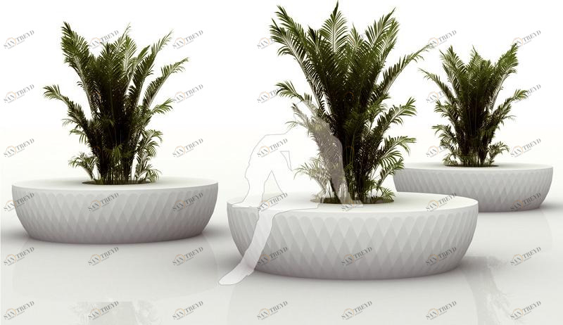 VONDOM Ваза и светящаяся скамья sun-id-1484156