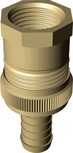 121 013 Модель 1842 Трубопроводные системы  Бронзовые резьбовые фитинги  Соединения для шлангов Santreyd  - Вид №2