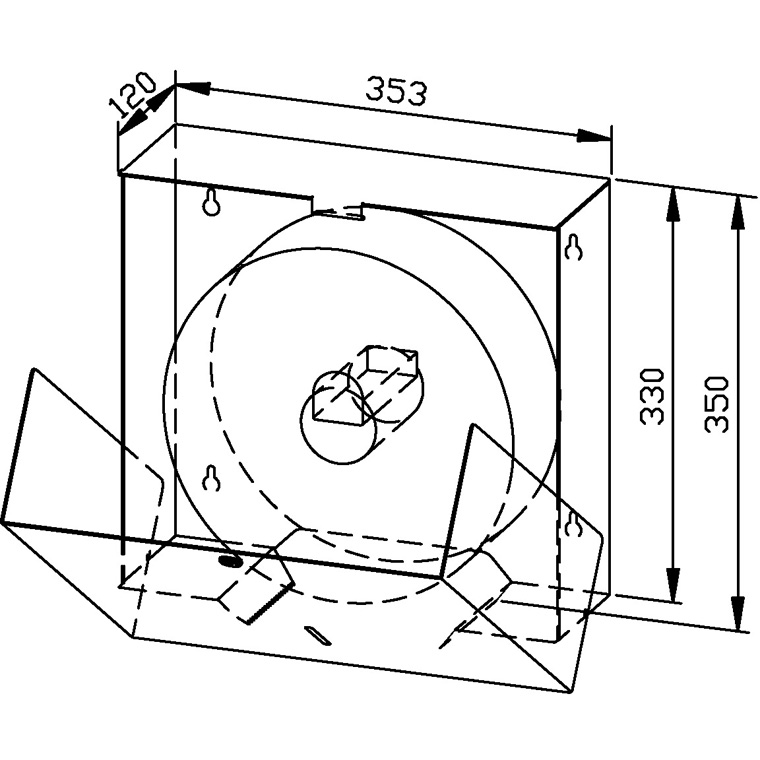 729090 Большой держатель рулона WP163 WAGNER_EWAR A-LINE Wagner Ewar  - Вид №1