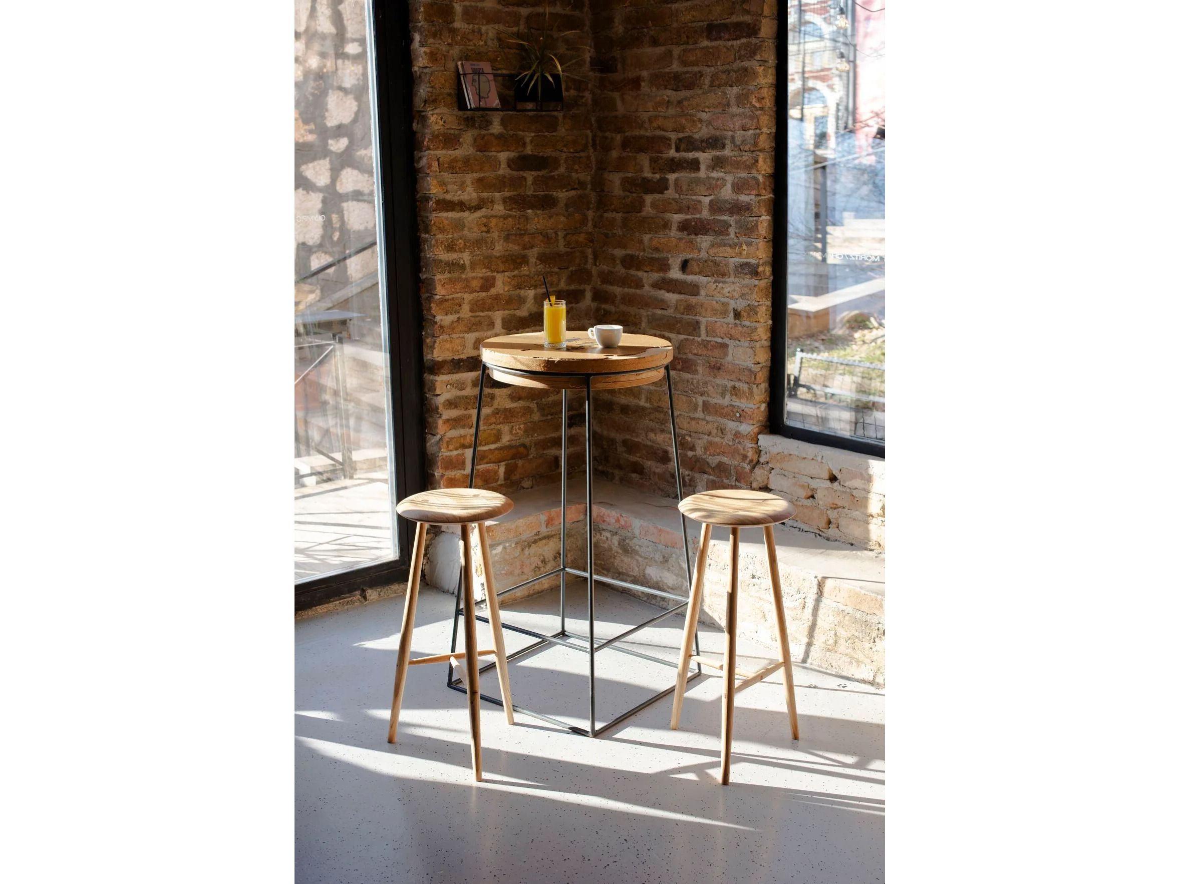 Высокий барный стул из дуба Gazzda BLANC ARCH-00151492 - Вид №2