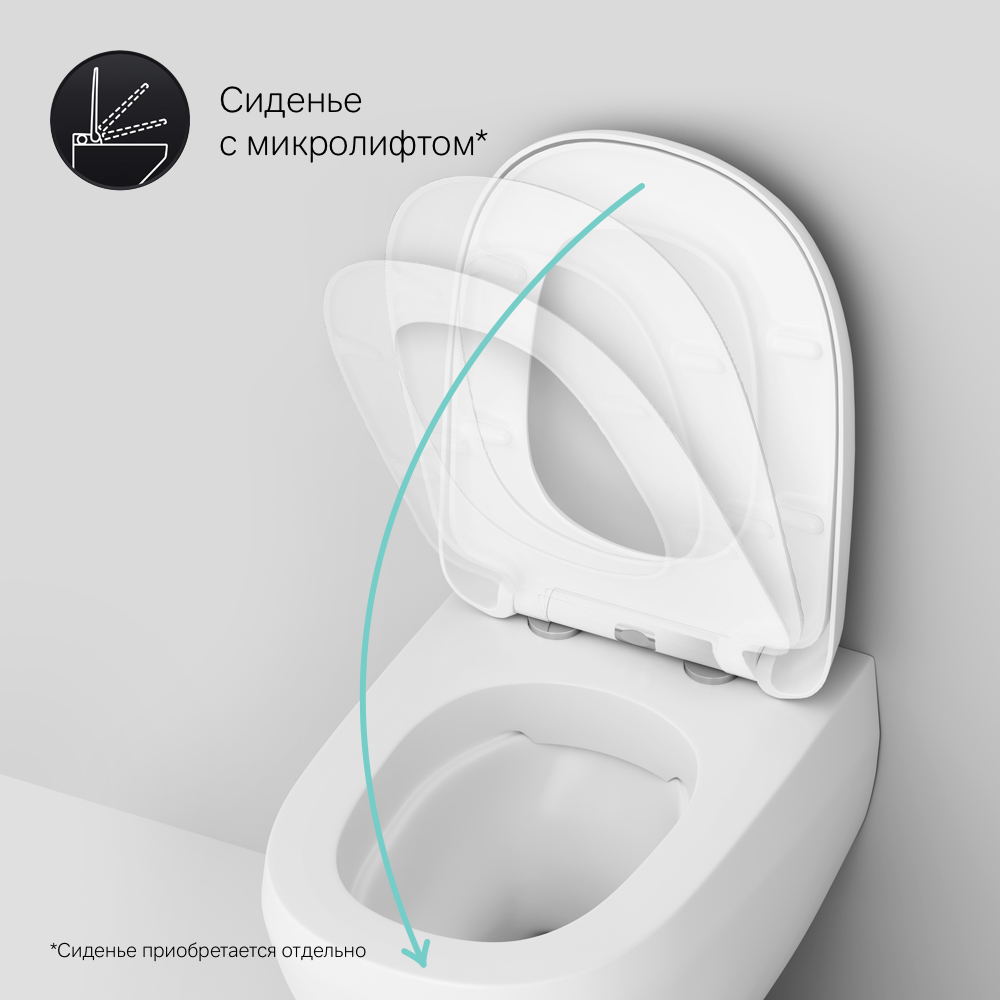 C301700WH подвесной унитаз FlashClean AM.PM Sensation - Вид №8