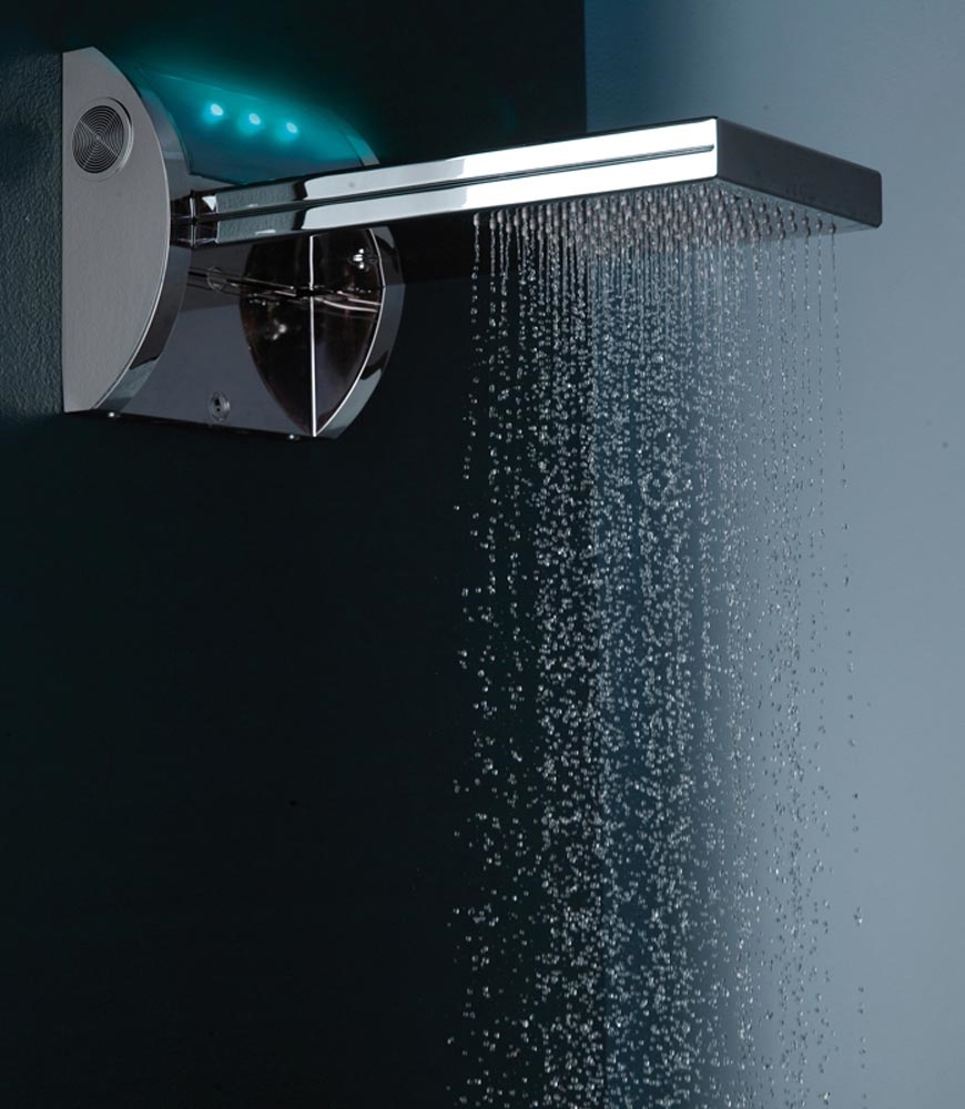I01555 Потолочный & настенный душ Aquavolo MUSIC - CROMOTHERAPY BOSSINI  - Вид №11
